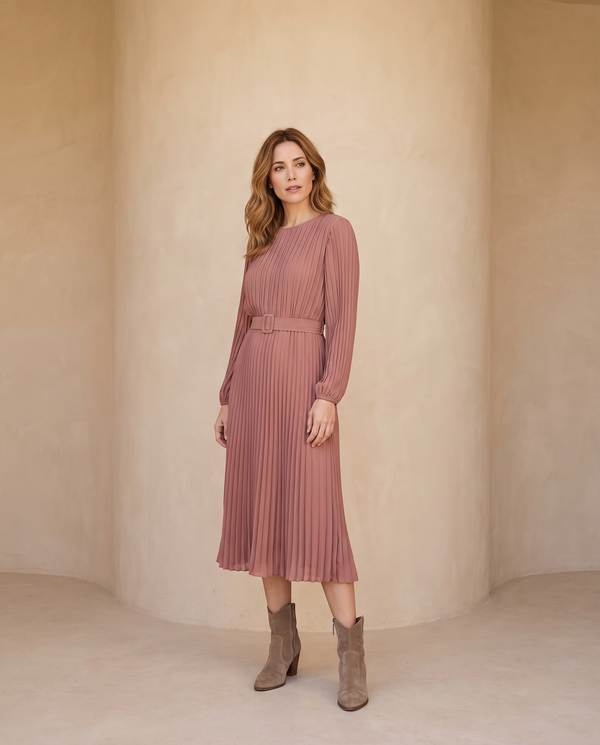 Vestidos plisados