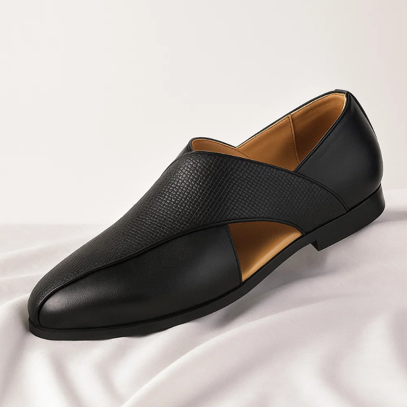 Zapatos de vestir para hombre diseño cruzado elegante - Arvindo