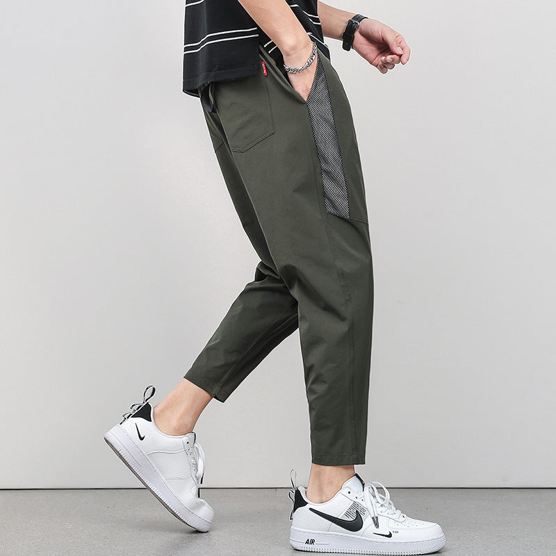 Pantalones para hombre corte tapered con bajo elástico - Lucas
