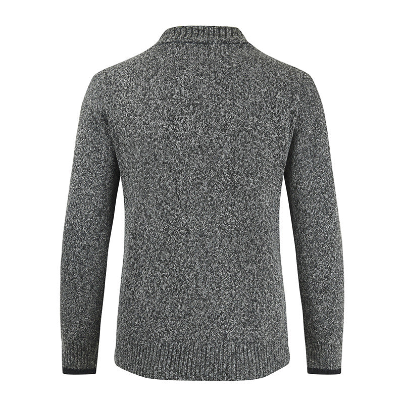 Cárdigan de punto para hombre cuello chal suave y cálido prenda versátil para capas ligeras sobre camisas y camisetas