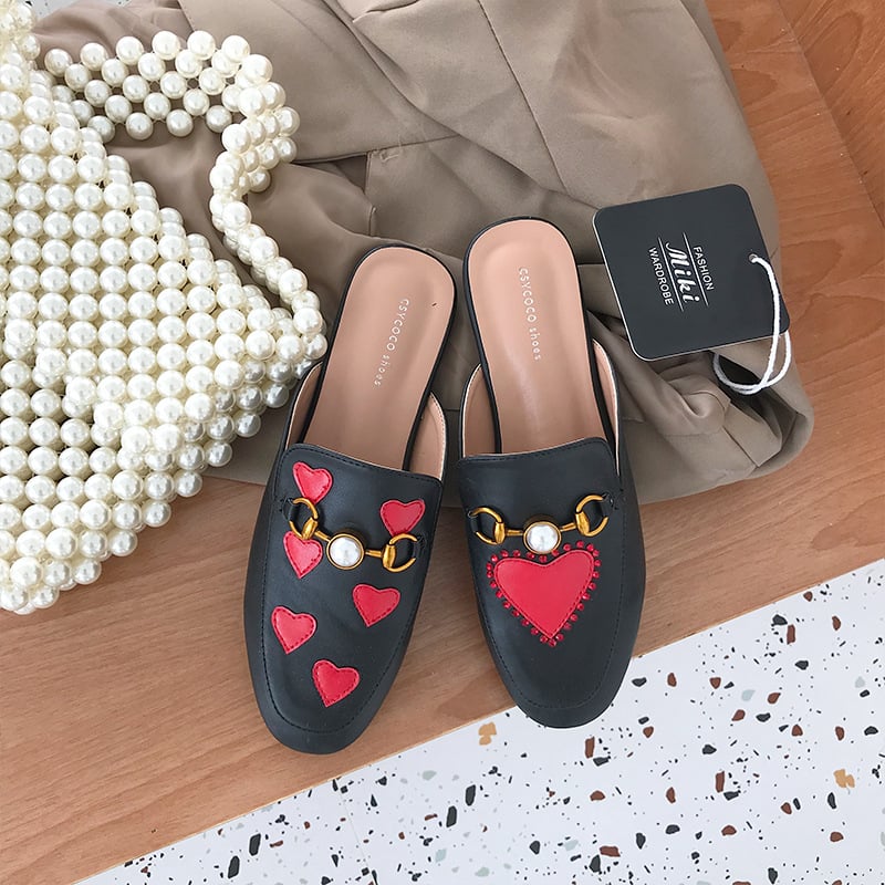 Mocasines tipo mule con detalles decorativos para mujer - Bennoit