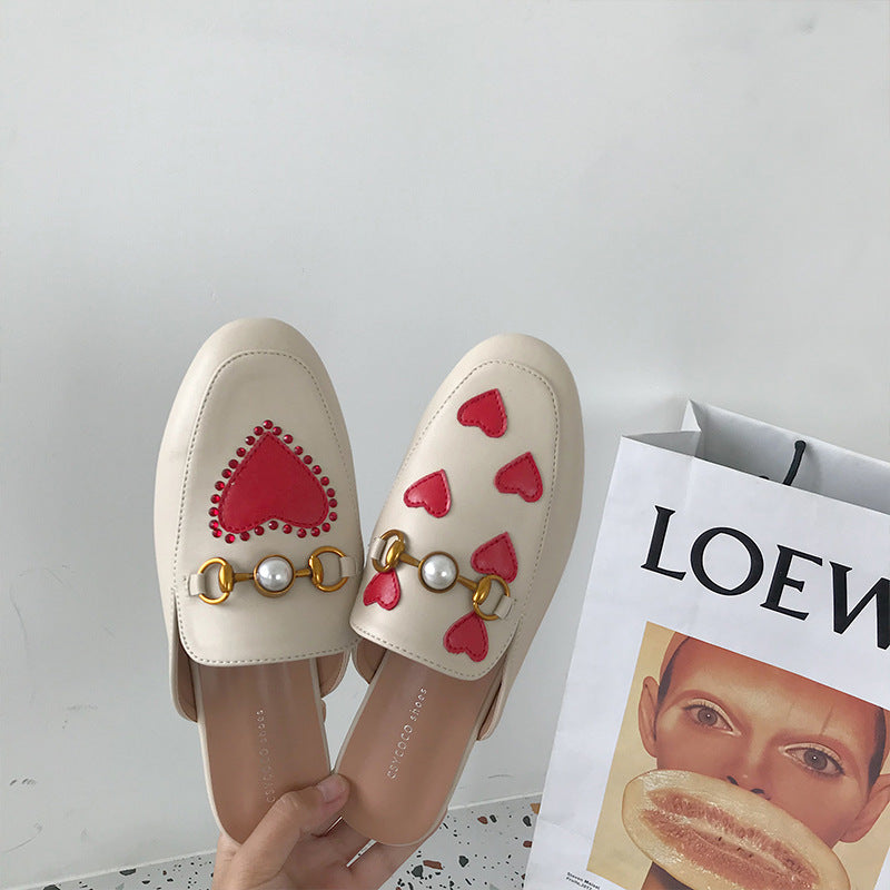 Mocasines tipo mule con detalles decorativos para mujer - Bennoit