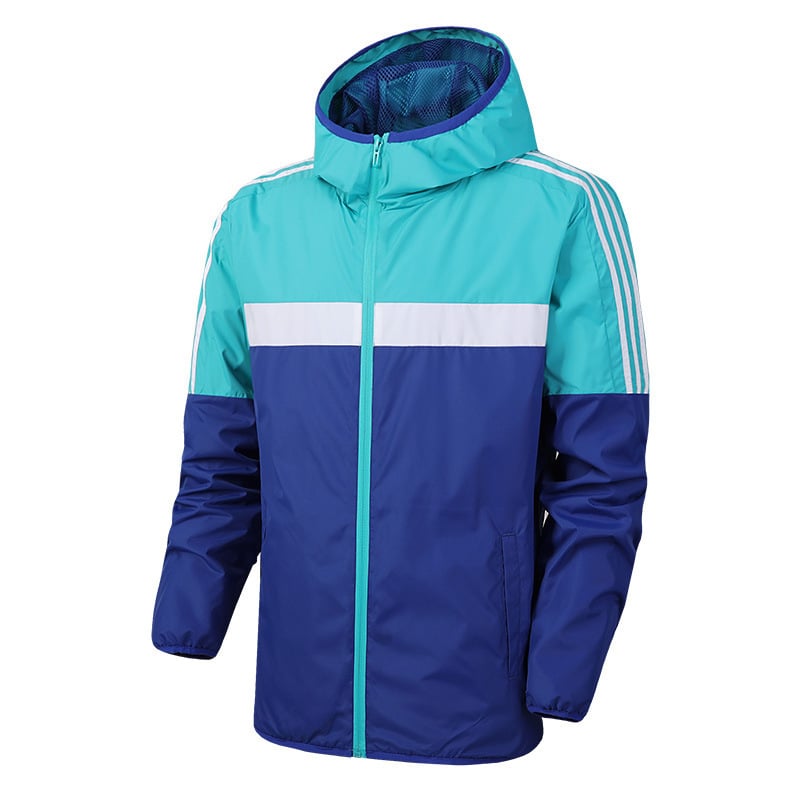 Chaqueta ligera para hombre con capucha y cierre de cremallera - Virex