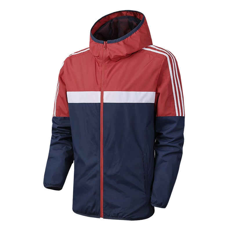 Chaqueta ligera para hombre con capucha y cierre de cremallera - Virex