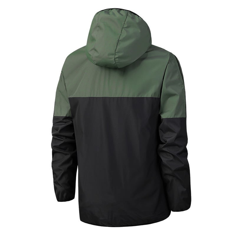 Chaqueta ligera para hombre con capucha y cierre de cremallera - Virex