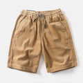 Shorts de pana con cordón ajustable para hombre - Dalton