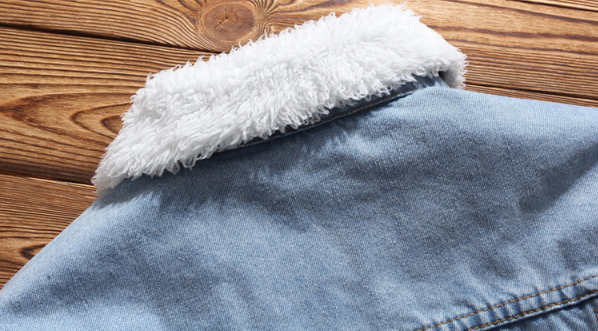 Chaqueta vaquera para hombre de corte recto forrado - Darnel