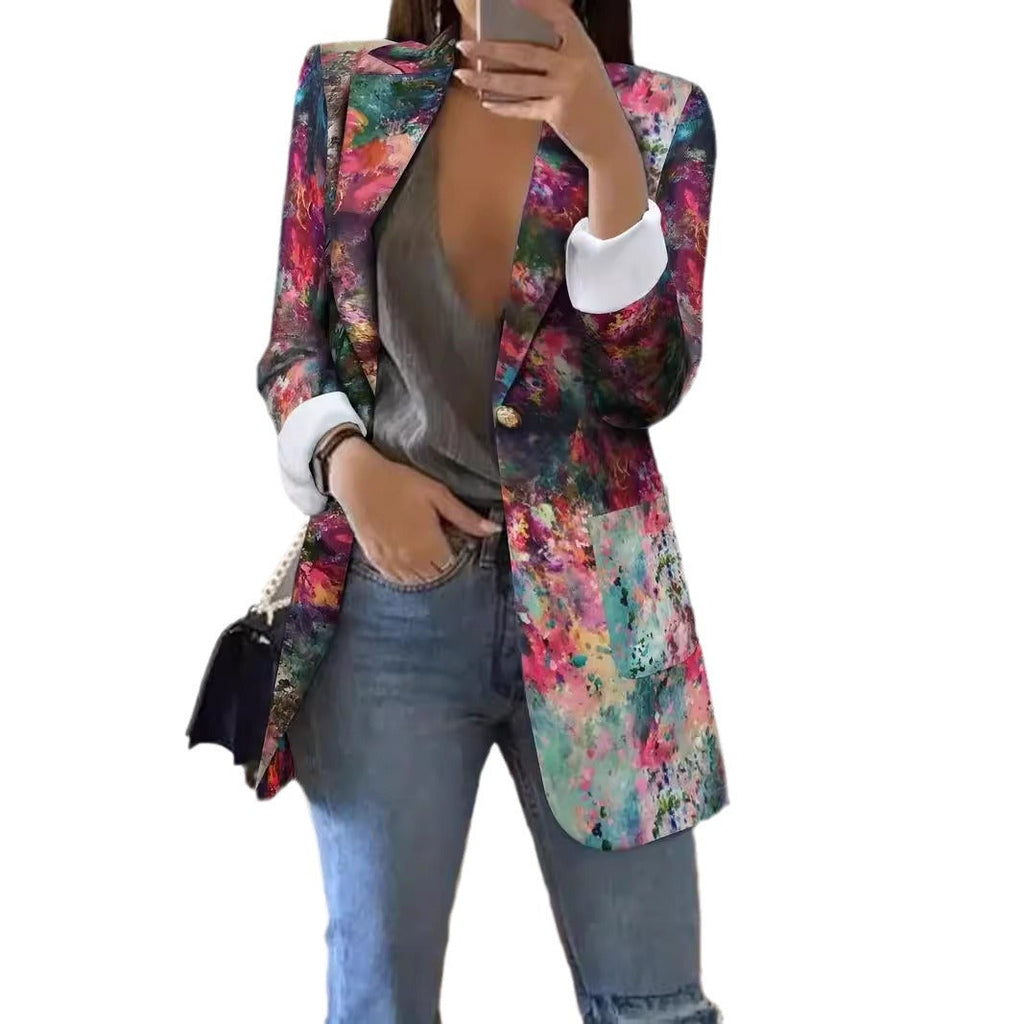 Monita - Colorido traje de ocio de aire americano