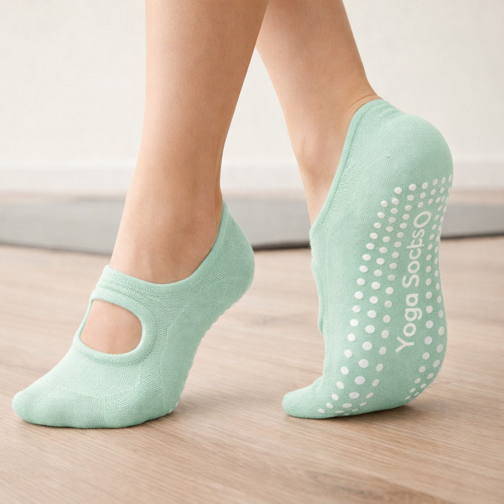 Calcetines para mujer de corte bajo pilates - Valnira