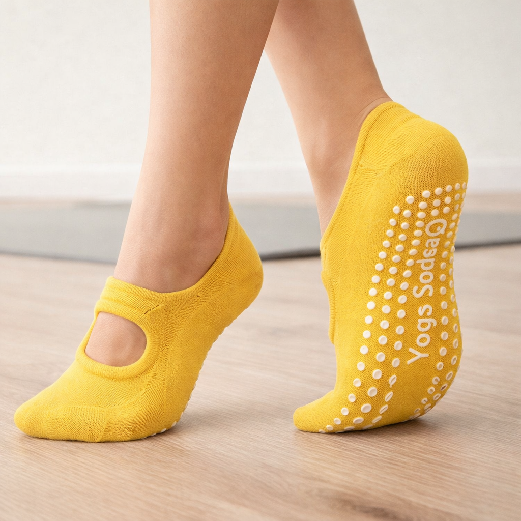 Calcetines para mujer de corte bajo pilates - Valnira