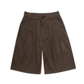 Pantalón corto de vestir con pinzas y corte relajado para hombre - Trevio