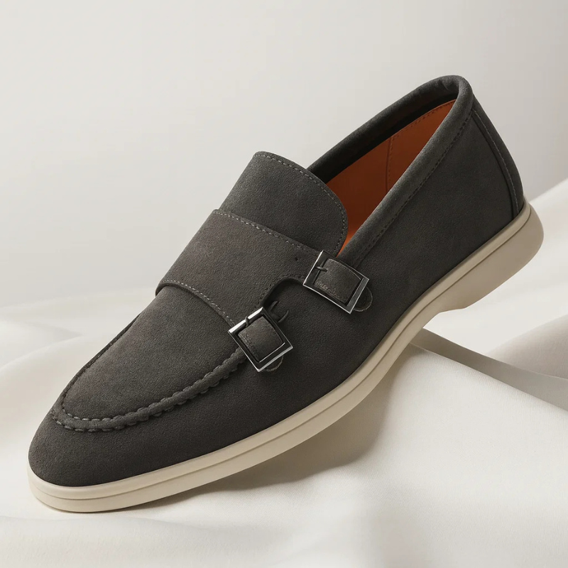 Mocasines elegantes con doble hebilla lateral para hombre - Gael