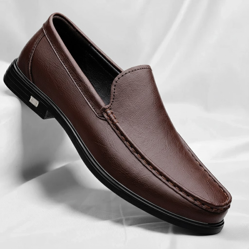 Zapatos mocasín hombre acabado liso formal - Luca