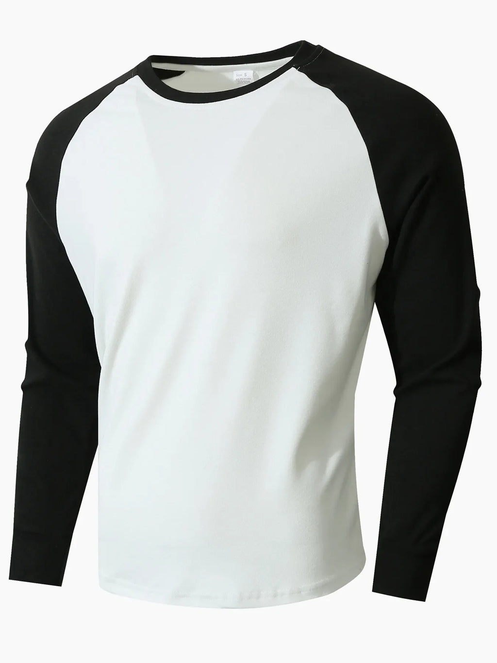 Camiseta térmica hombre manga larga bicolor raglán suave cálida invierno - John