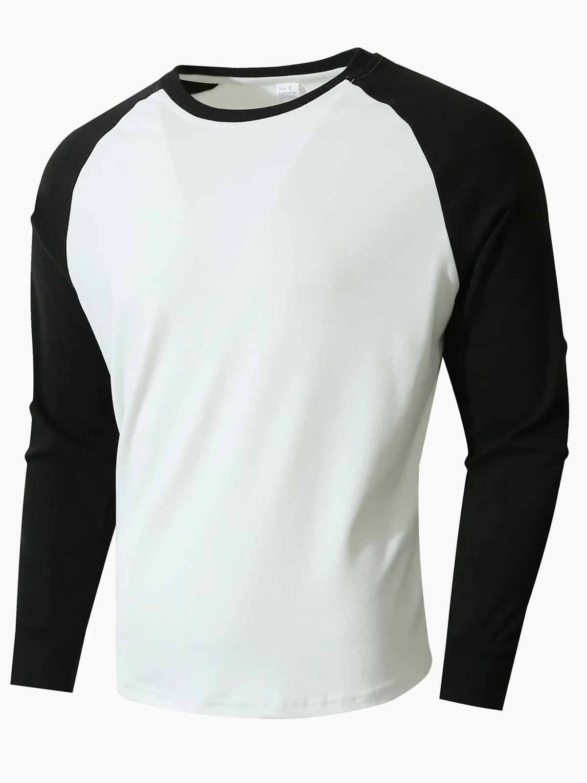 Camiseta térmica hombre manga larga bicolor raglán suave cálida invierno - John