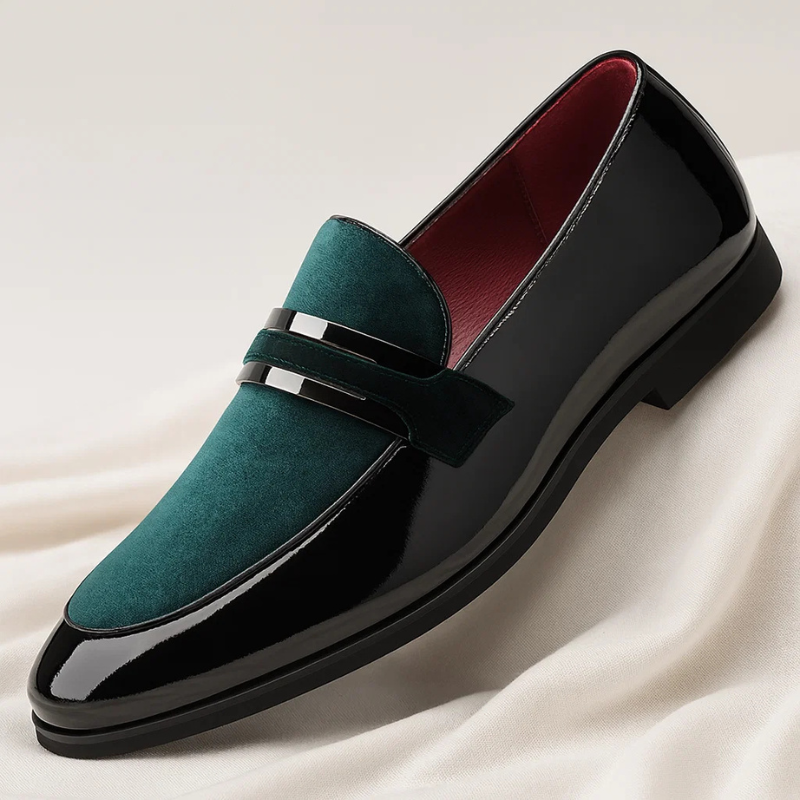 Mocasines de vestir para hombre acabado elegante sin cordones - Tavren