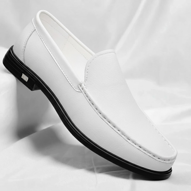 Zapatos mocasín hombre acabado liso formal - Luca