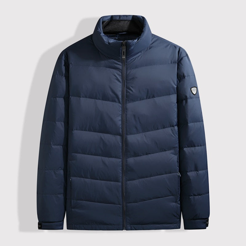 Chaqueta hombre acolchado ligero con cuello alto ideal para climas fríos y desplazamientos diarios