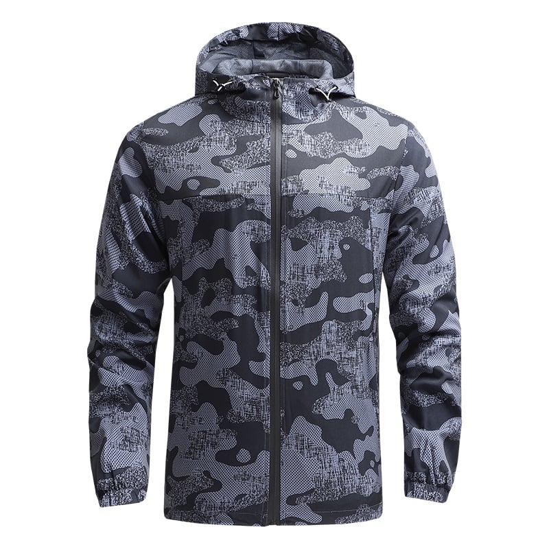 Chaqueta ligera con capucha para hombre de estilo deportivo - Korex