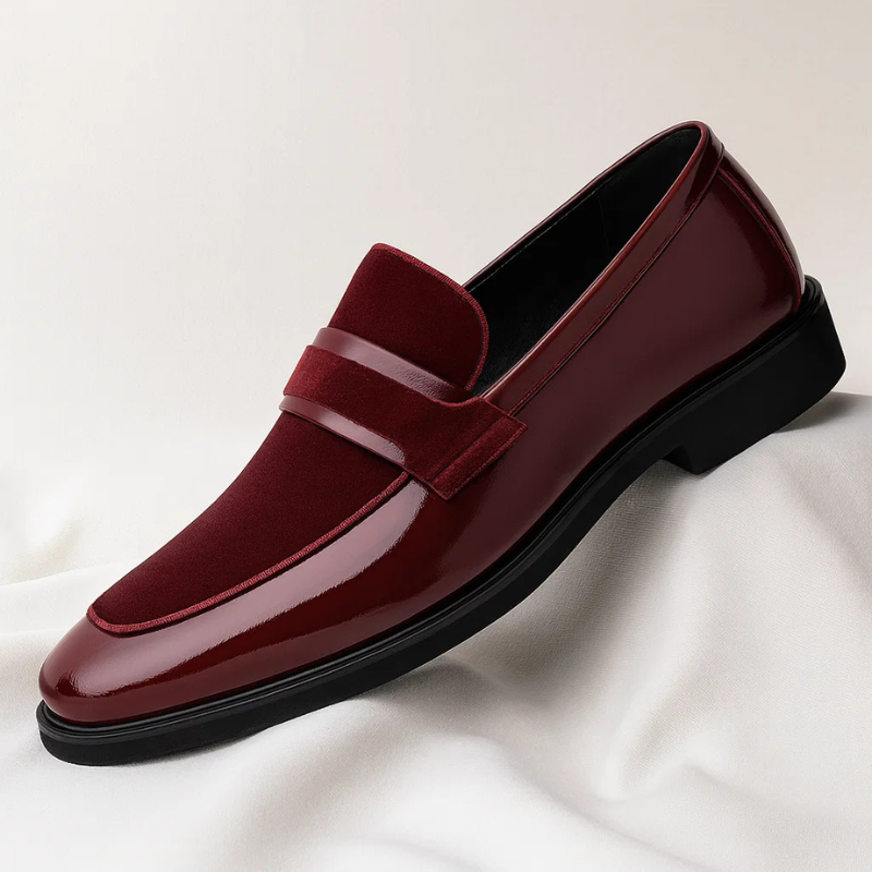 Mocasines de vestir para hombre acabado elegante sin cordones - Tavren