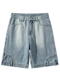 Shorts bermuda de mezclilla con corte amplio para hombre - Hudson