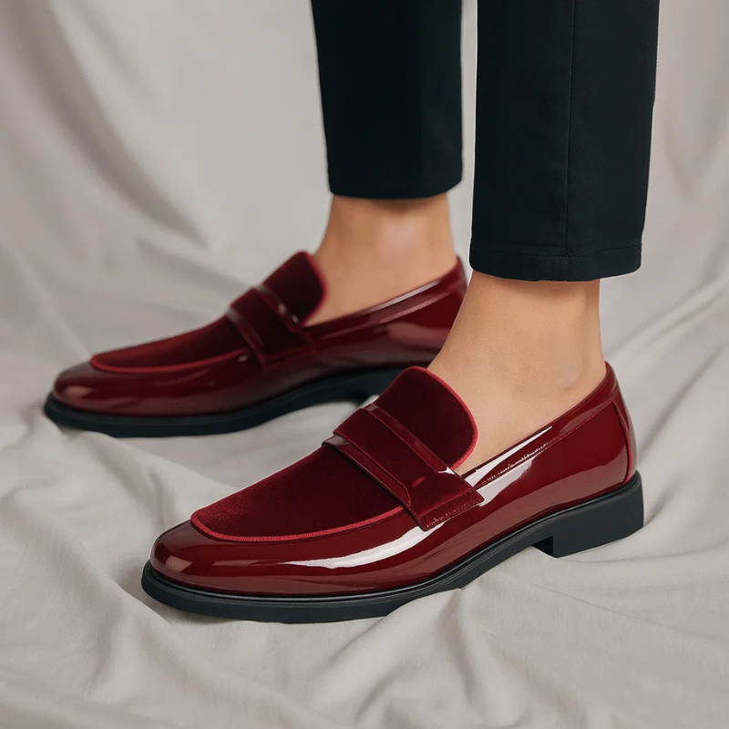 Mocasines de vestir para hombre acabado elegante sin cordones - Tavren