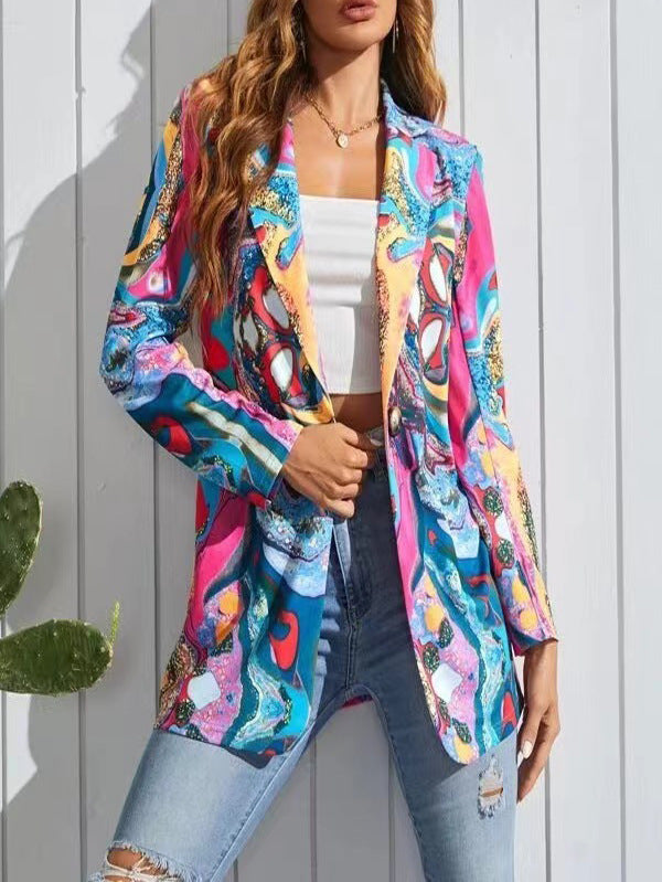 Monita - Colorido traje de ocio de aire americano