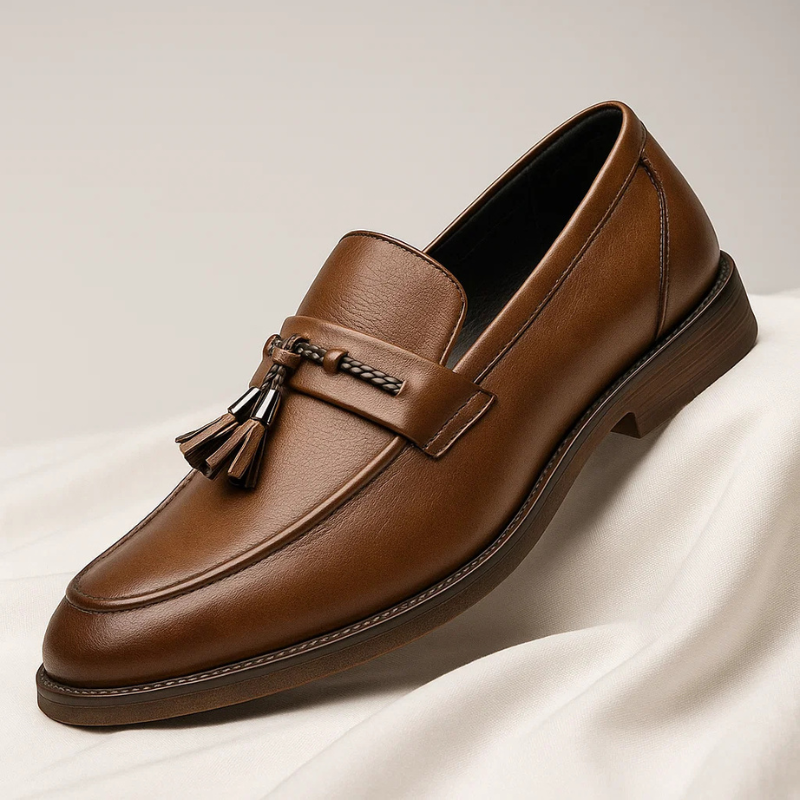 Mocasines de vestir para hombre con borlas diseño clásico - Zarev