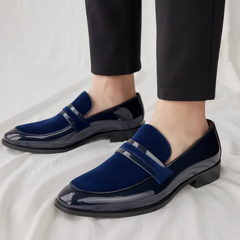Mocasines de vestir para hombre acabado elegante sin cordones - Tavren