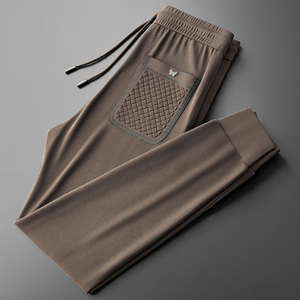 Pantalones para hombre deportivos con bolsillo bordado - André