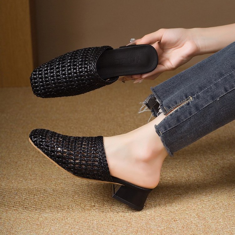 Sandalias planas tejidas de verano para mujer - Breeze