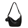 Bolso de hombro amplio con bolsillo exterior y monedero desmontable para mujer