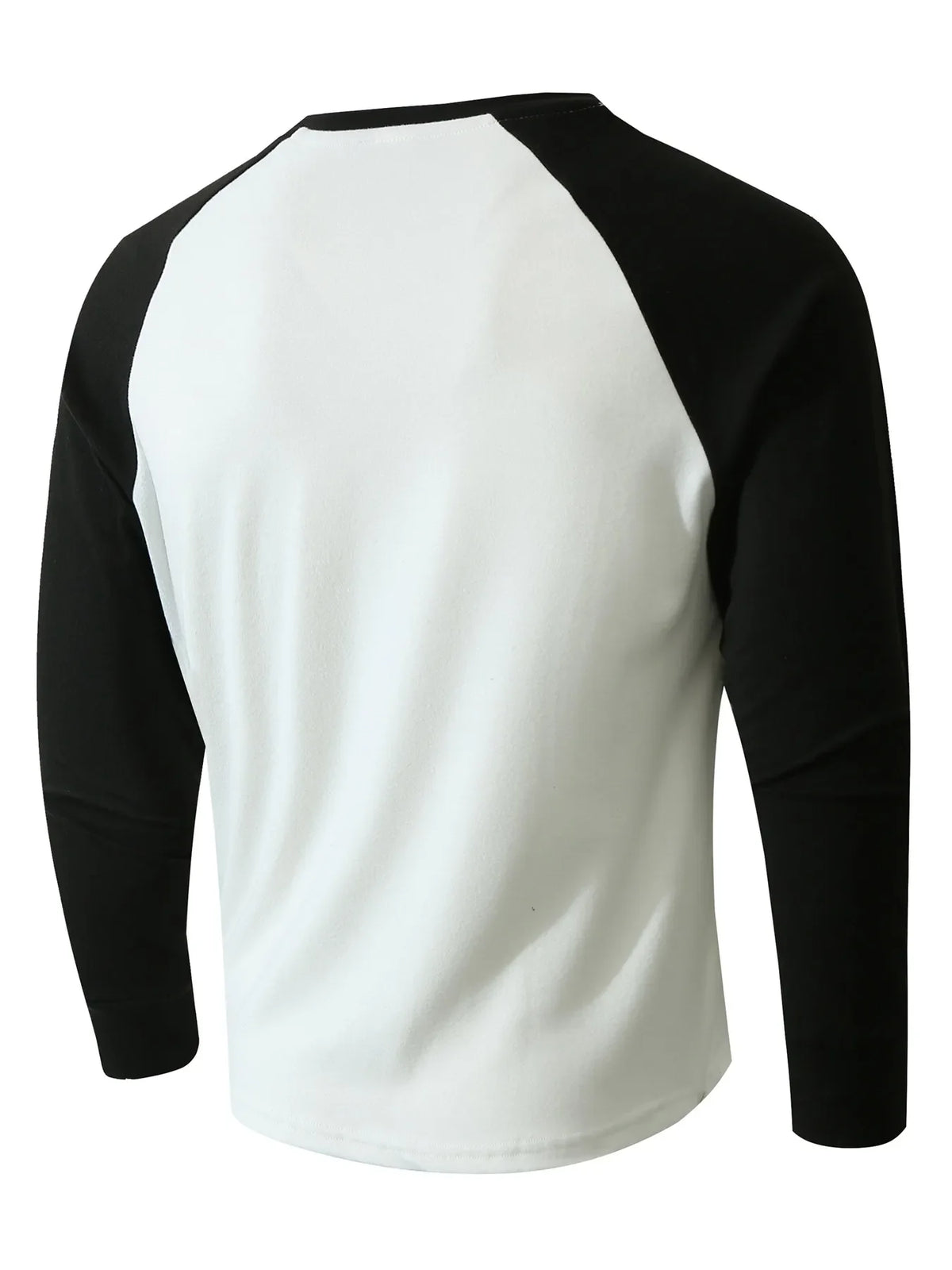 Camiseta térmica hombre manga larga bicolor raglán suave cálida invierno - John