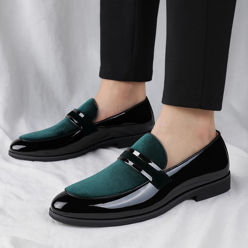 Mocasines de vestir para hombre acabado elegante sin cordones - Tavren