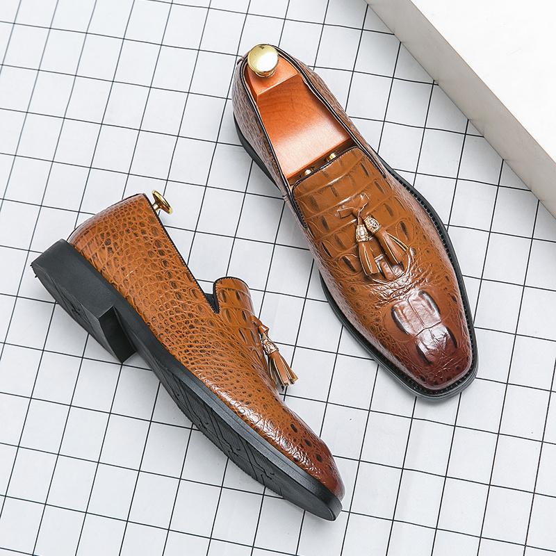 Mocasines con borla para hombre de estilo elegante - Virek