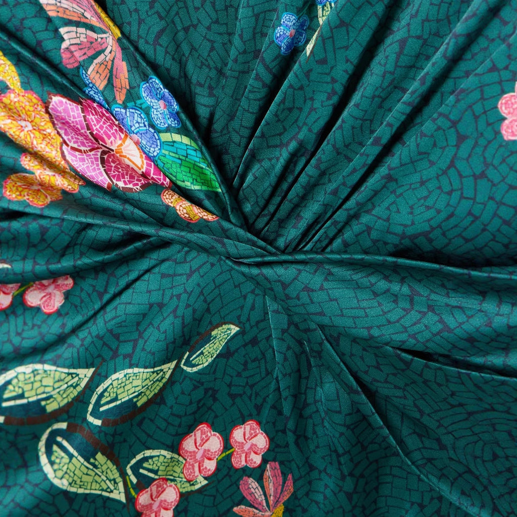 Vestido midi sin mangas con estampado elegante para eventos de verano - Agnese