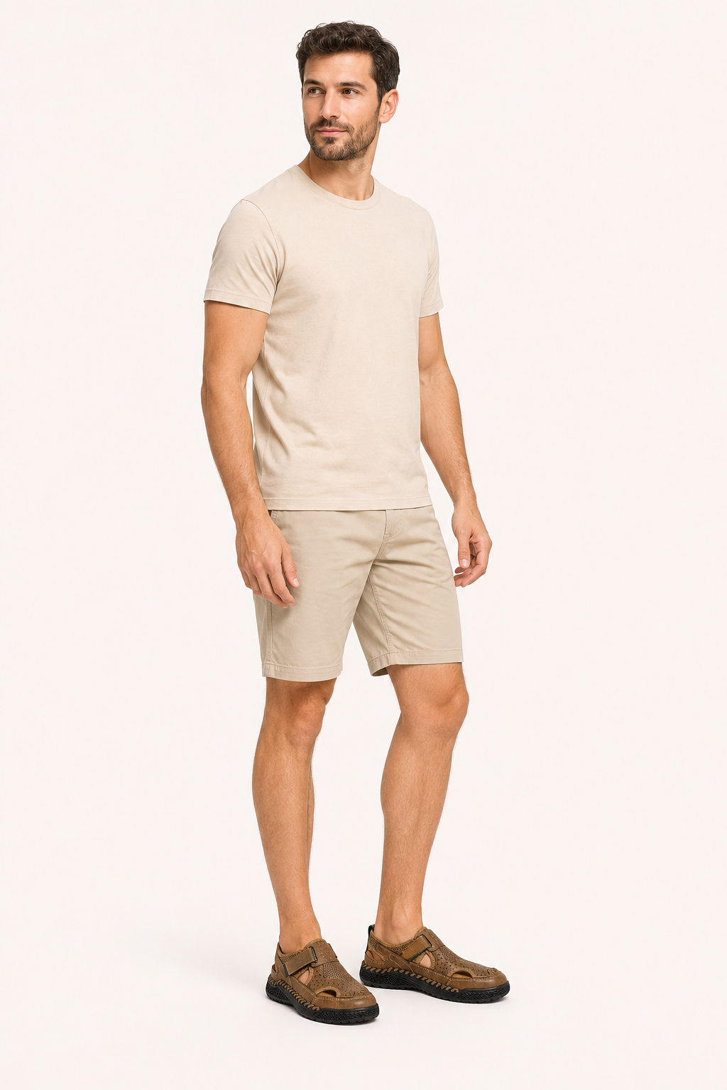 Sandalias hombre cerradas perforadas velcro puntera protegida suela gruesa - Lorenz
