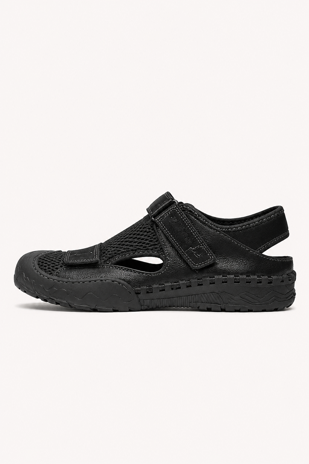 Sandalias hombre punta cerrada correa ajustable suela marcada casual - Rolf