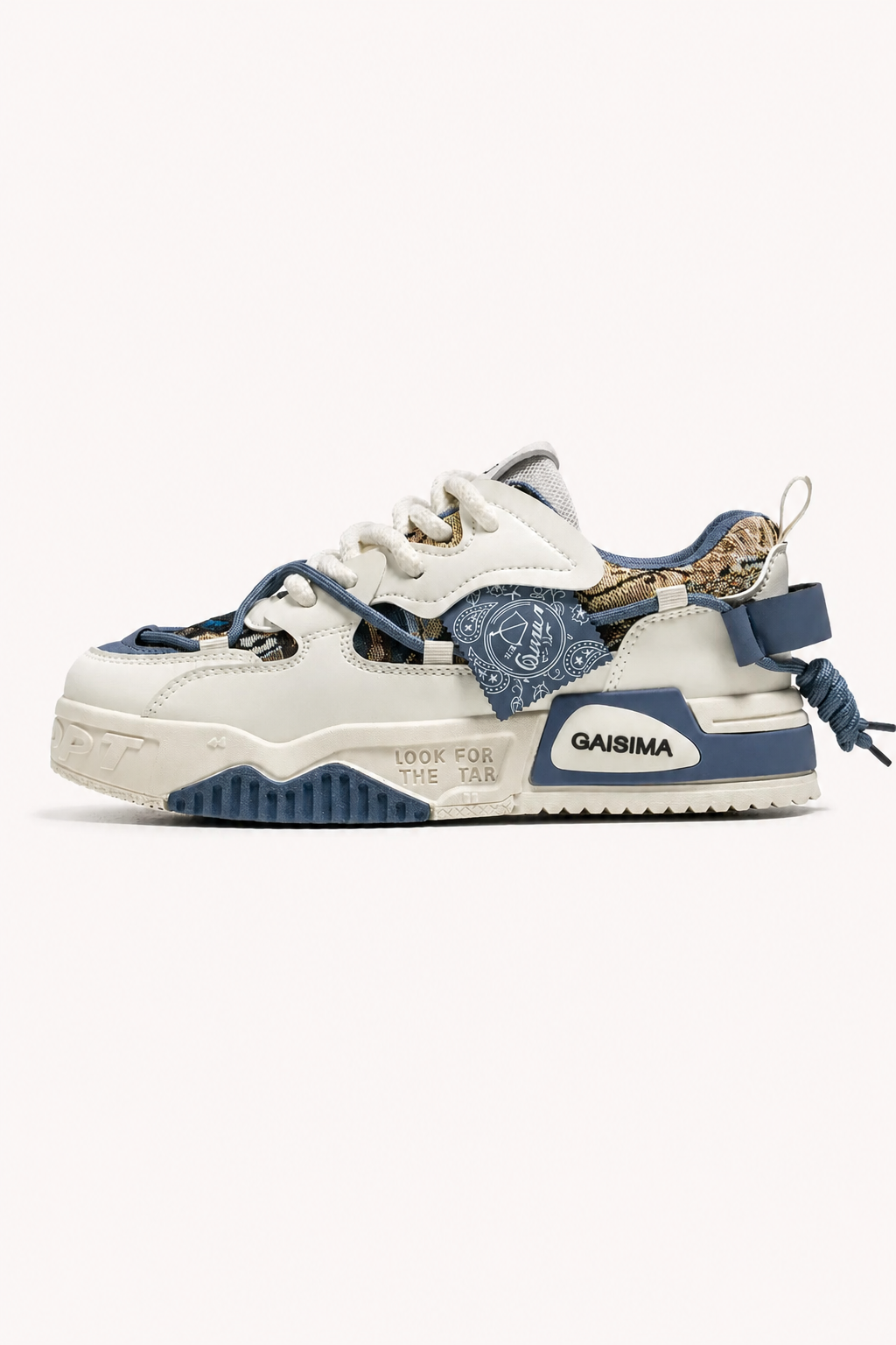 Zapatillas hombre urbanas suela gruesa cordones estilo streetwear casual - Kaelor