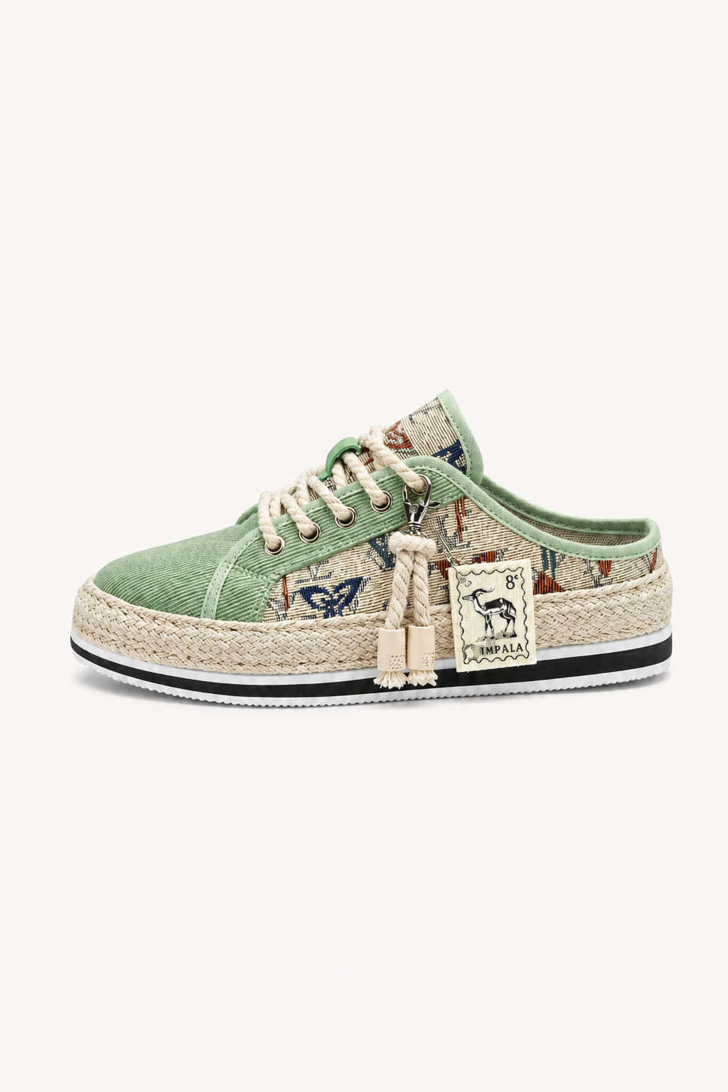 Zapatos hombre lona cordones suela yute casual veraniego versátil - Dorian