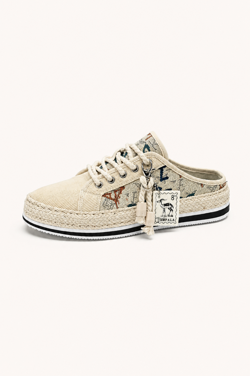 Zapatos hombre lona cordones suela yute casual veraniego versátil - Dorian