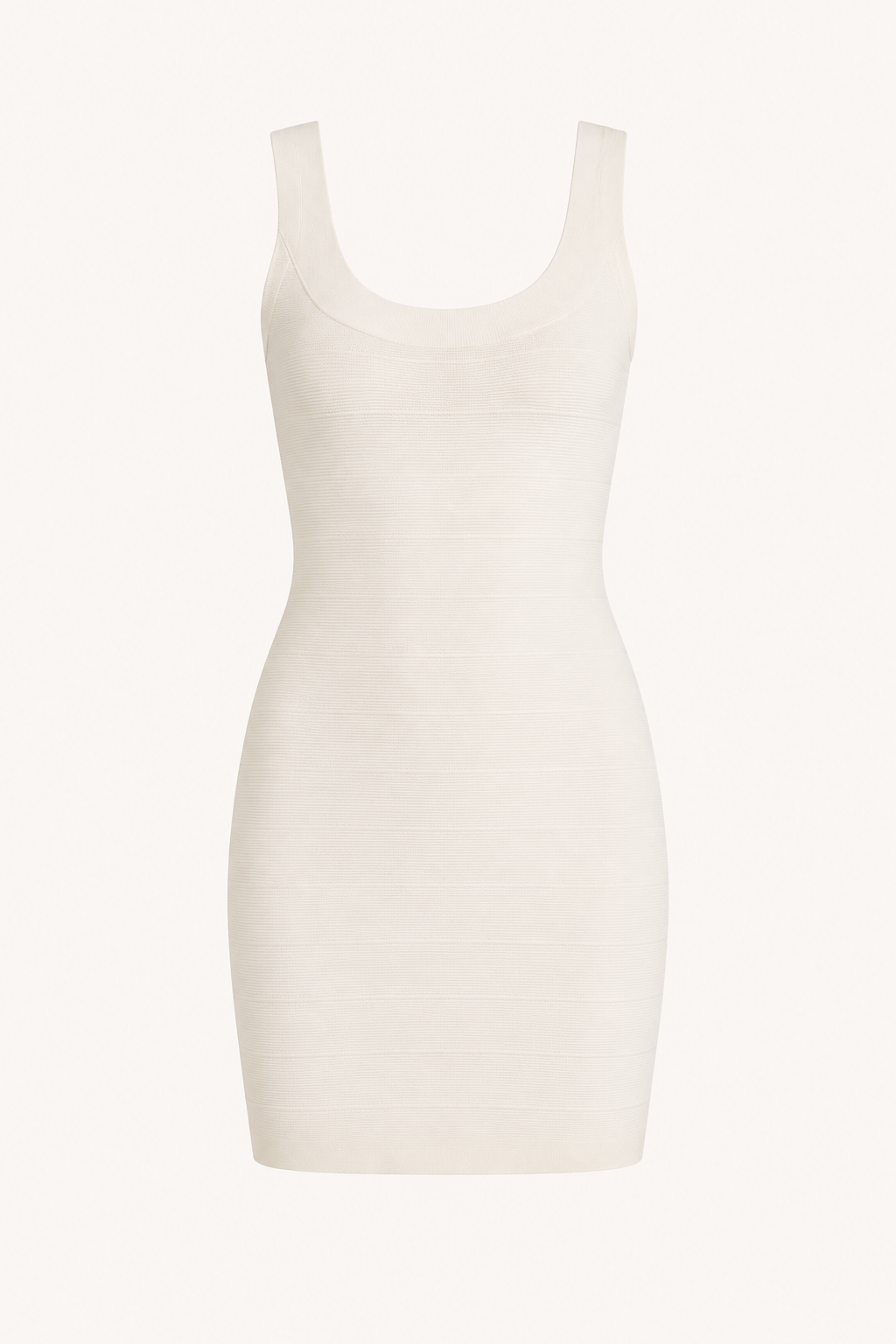 Vestido bandage corto mujer tirantes anchos escote amplio ceñido verano - Bianca