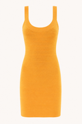 Vestido bandage corto mujer tirantes anchos escote amplio ceñido verano - Bianca