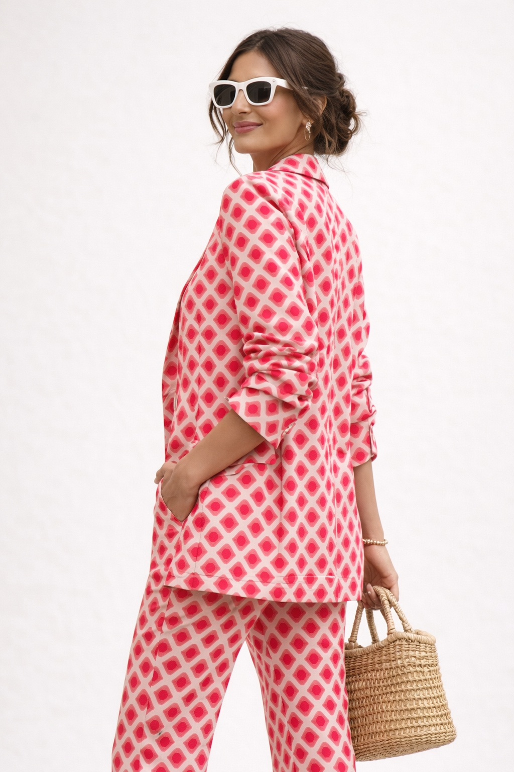 Conjunto dos piezas para mujer estampado moderno - Hanna