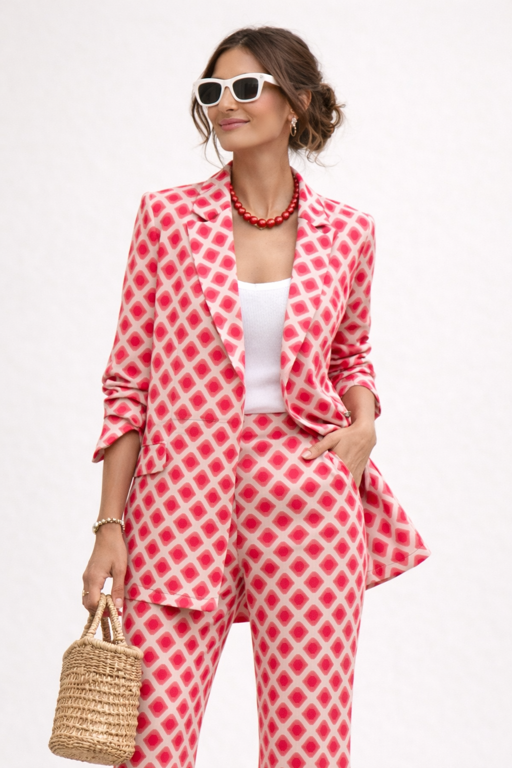 Conjunto dos piezas para mujer estampado moderno - Hanna