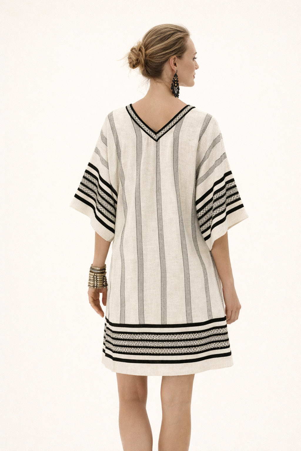Vestido midi holgado con estampado estilo playa para mujer - Karina