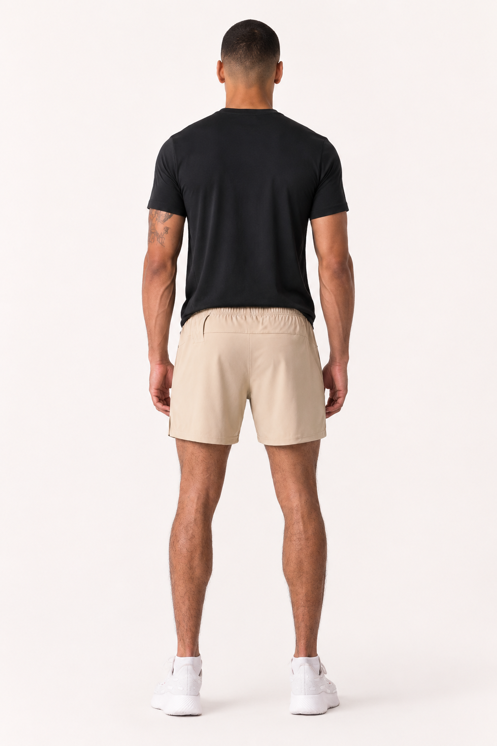 Short deportivo hombre cintura elástica bolsillo lateral cierre verano - Gaspar