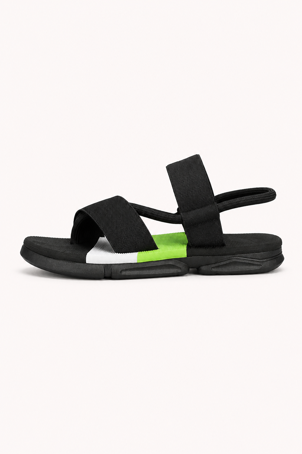 Sandalias hombre tiras anchas correa talón base gruesa casual verano - Matias