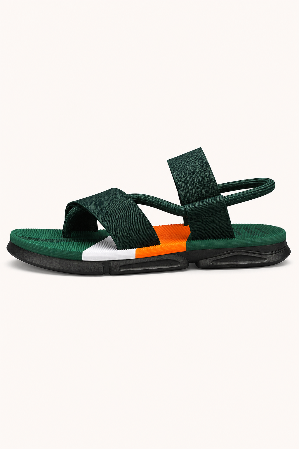 Sandalias hombre tiras anchas correa talón base gruesa casual verano - Matias