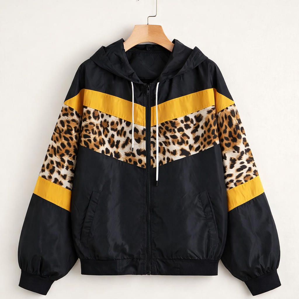 Chaqueta deportiva para mujer con capucha y cierre de cremallera - Zirel